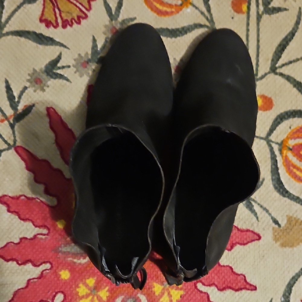 Lucky Brand Black Ankle Boots